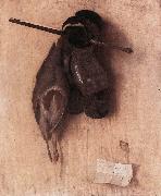 BARBARI, Jacopo de Still-Life with Partridge and Iron Glovesv  wwed USA oil painting reproduction